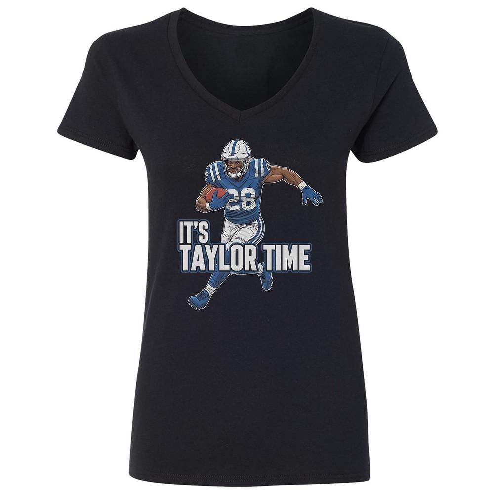 

It s Taylor Time Inspired Design - Indianapolis Fans Ladies V-Neck Tshirt Unisex T-Shirt M