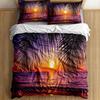 Sunset Hawaii Long Beach Gorgeous Duvet Cover Set King Queen Double Full Twin Single Size Bed Linen Set