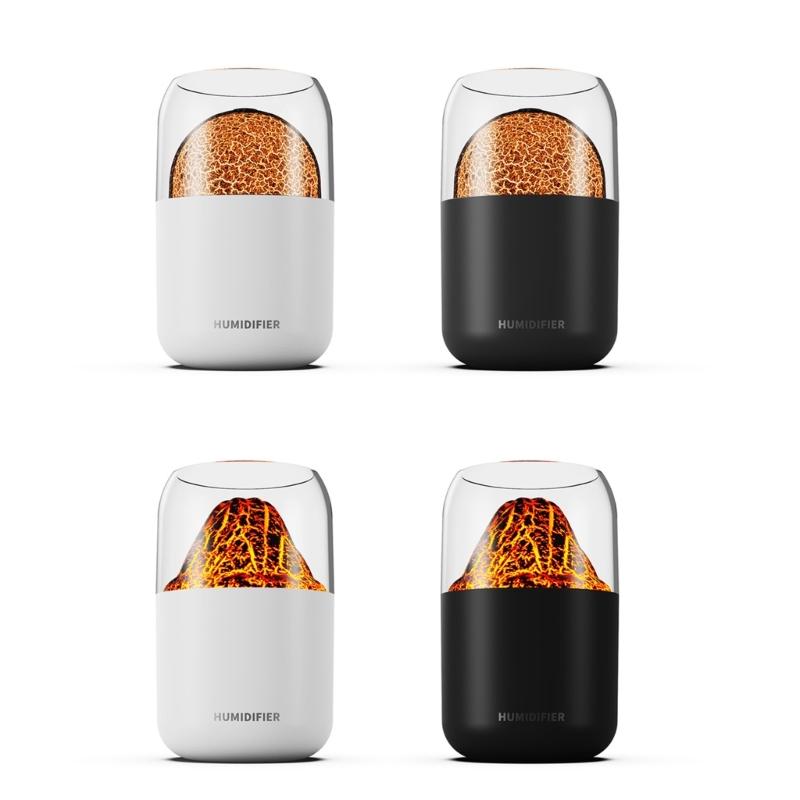 

Humidifier 300ml USB Desktop Cool Air Humidifier with Night Light Volcano