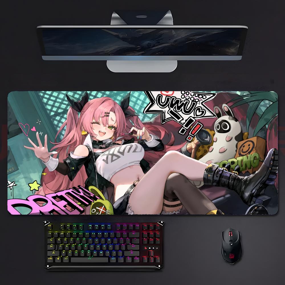 Gamecharacter Cool Zenless Zone Zero Nicole Demara Mouse Pad Mousepad Large Gaming Lockedge Thickened Pc Table Desk Mat