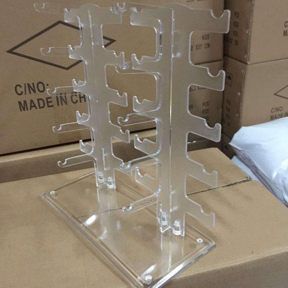 Double Row Sunglasses Rack - 10 Pair Plastic Display Stand