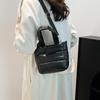 Yogodlns Woman Puffy Lightweight Handbag Large Capacity Quilted Shoulder Bag Adjustable Strap Puffer Tote Handbag Shopping Bag