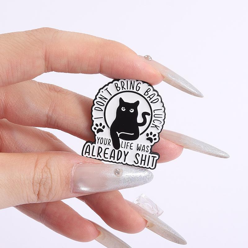 Cute Cat Coffee Enamel Pins Custom MORE ESPRESSO Brooches Lapel Badges Clothes Animal Jewelry Gift for Kids Friends