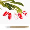 LINMANDA 3Pcs Nail Art Drawing Pens Manicure Brushes for Plotting Tools Flexible Tips for Professional and Home Use Convenient