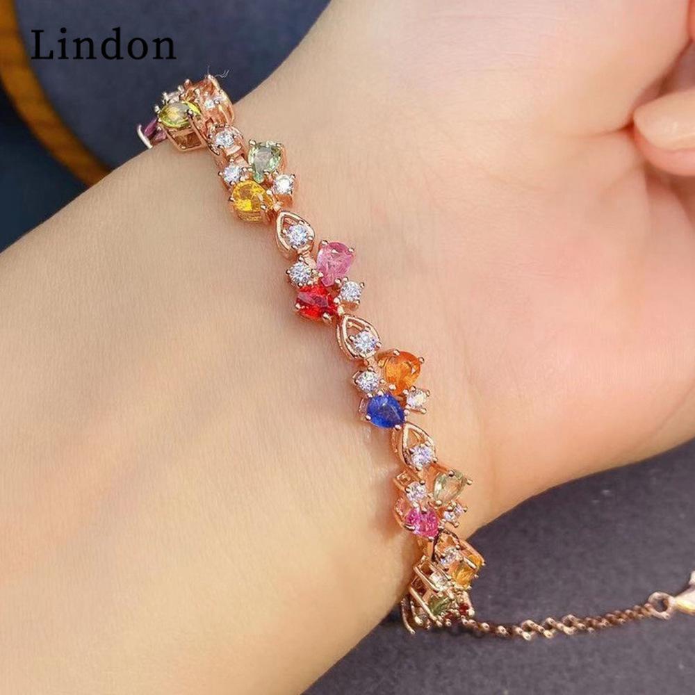 

Линдон циркон браслет ювелирные изделия геометрические бусины браслеты-цепочки модный тонкий свадебный подарок для подруги женщин