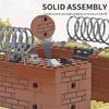 MOC Blocs de Construction Bâtiment Trench-Coat Militaire Blocs Base Militaire Ensemble de Jouets Compatible Briques d'Armes Militaires Pièces Jouets DIY pour Garçons Cadeau