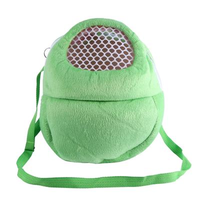 Trasportino per animali domestici Traspirante Tasca Criceto Coniglio Furetto Viaggio Sonno Letto Sospeso Borsa (verde)