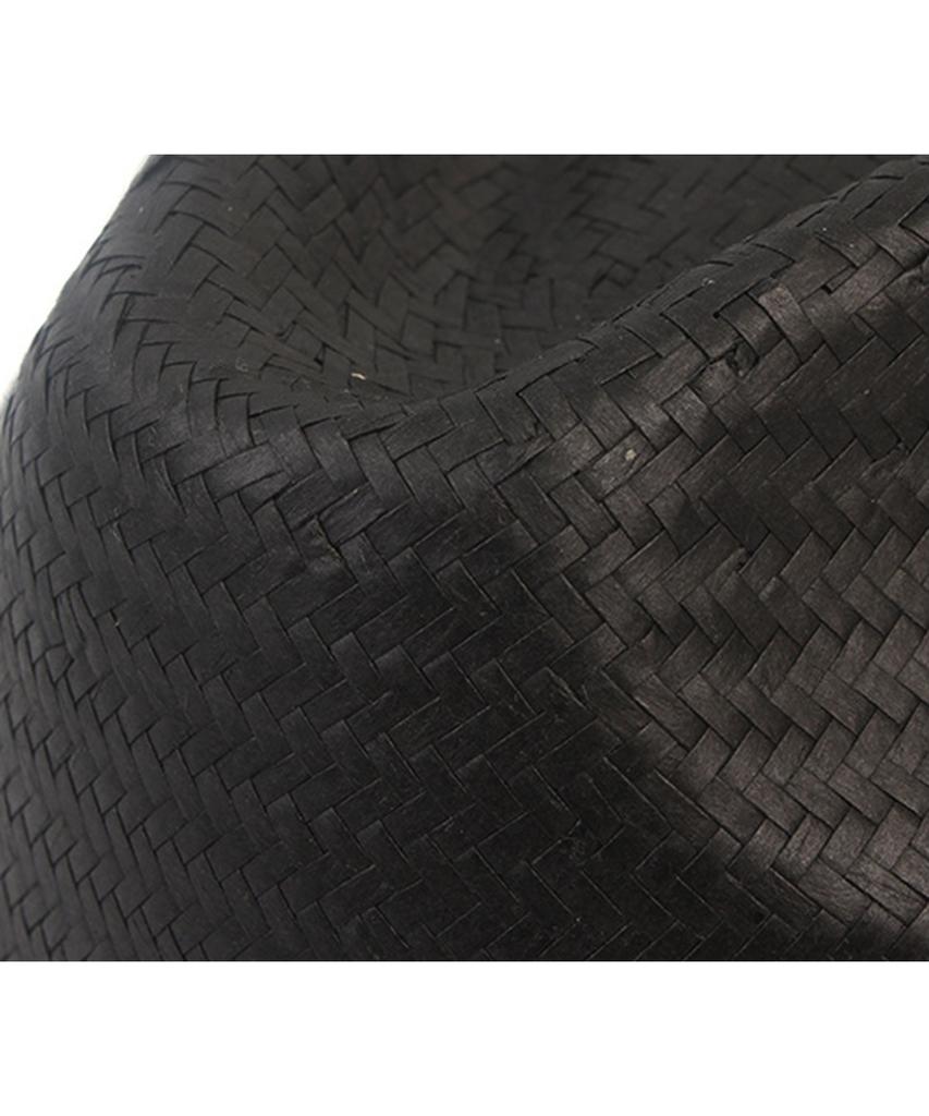 Yunibeosyeolkemiseuteuli Bu Gentle Line Black Fedora Summer Hat