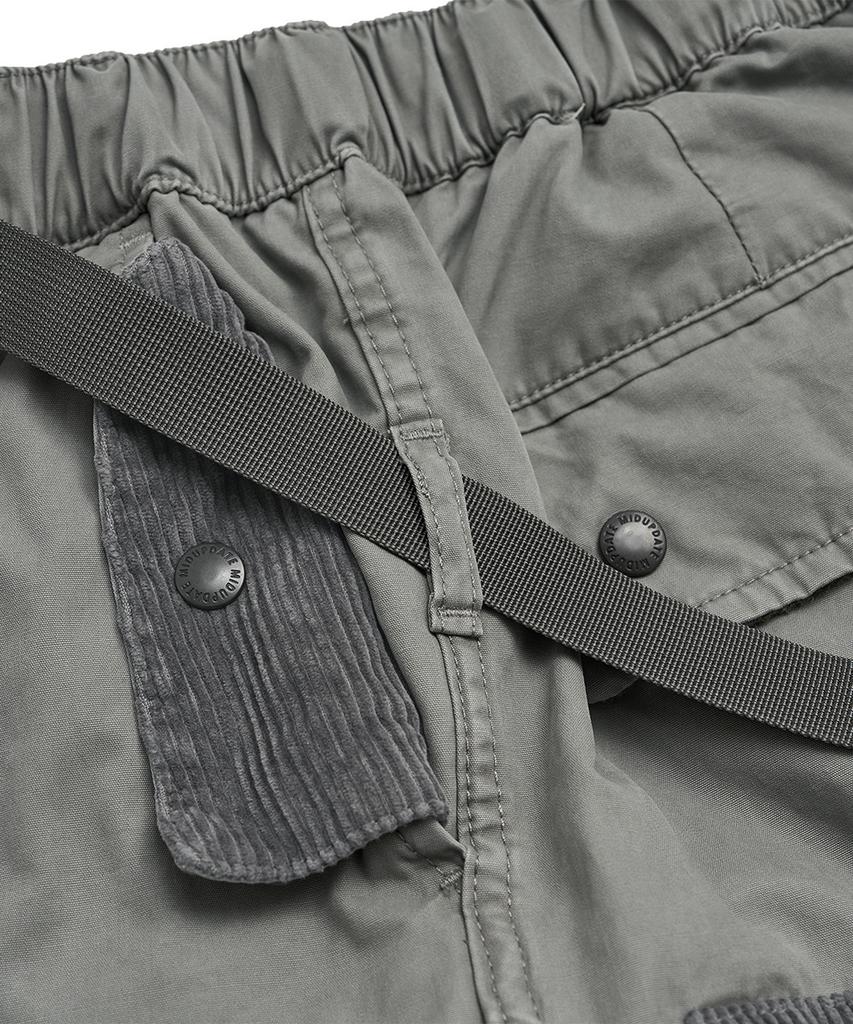 Mideueobdeiteu Wide Fit Webbing Belt Cargo Pants_2Color
