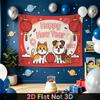 Party Backdrop New Year Red Flat Festive Lantern Multi Layered Celebrations Event Backdrop Decoration Front Door Decor