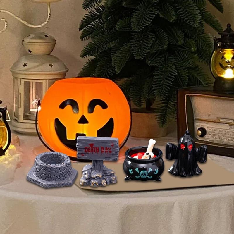 Mini-Friedhofs-Party-Accessoire Tragbare Harzskulptur Sicher für Kinder Und