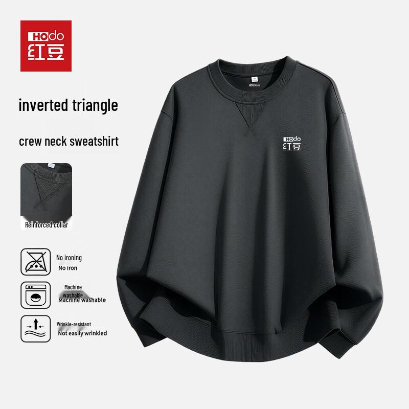 

Hodo Men s Draped Casual Crew Neck Sweatshirt M