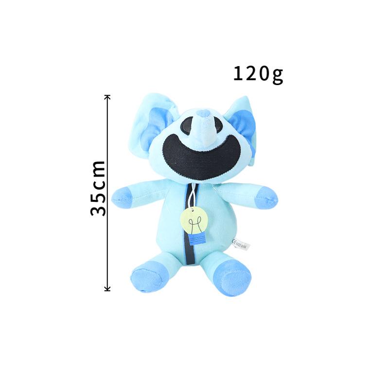 Playtime Smiling Critters Plush Toy Monster Stuffed Animal Doll for Kids Game Plushie Birthday Gift
