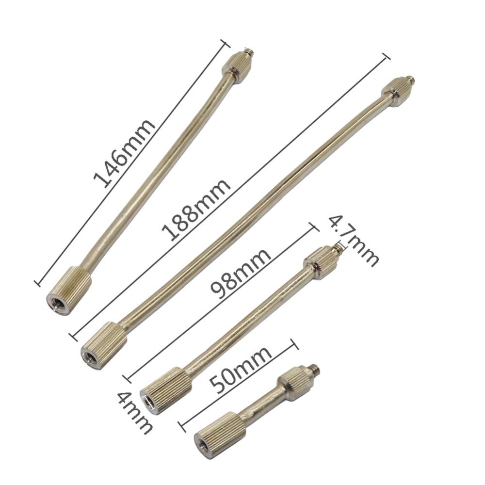 Atomizing Nozzle Connector 5/10/14.5/19cm Flexible Extension Bar with Thread Agriculture Mist Cooling System Holder 10 Pcs