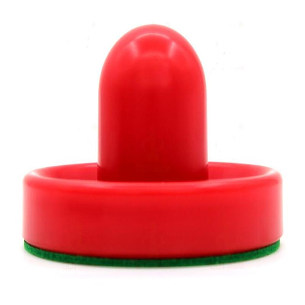 Настольный аэрохоккей для помещений 76 мм Набор войлочных толкателей Хоккейные шайбы Аксессуар red #1