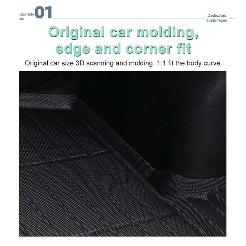 TPE Material Car Rear Trunk Mats For Geely Galaxy Starship 7 EM-i 2024-IN Waterproof Rear Trunk Cargo Liner Carpets Pads