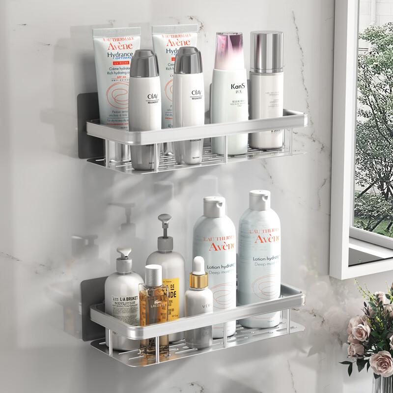 DANLE Punch-Free Wall Storage Rack for Kitchen & Bathroom