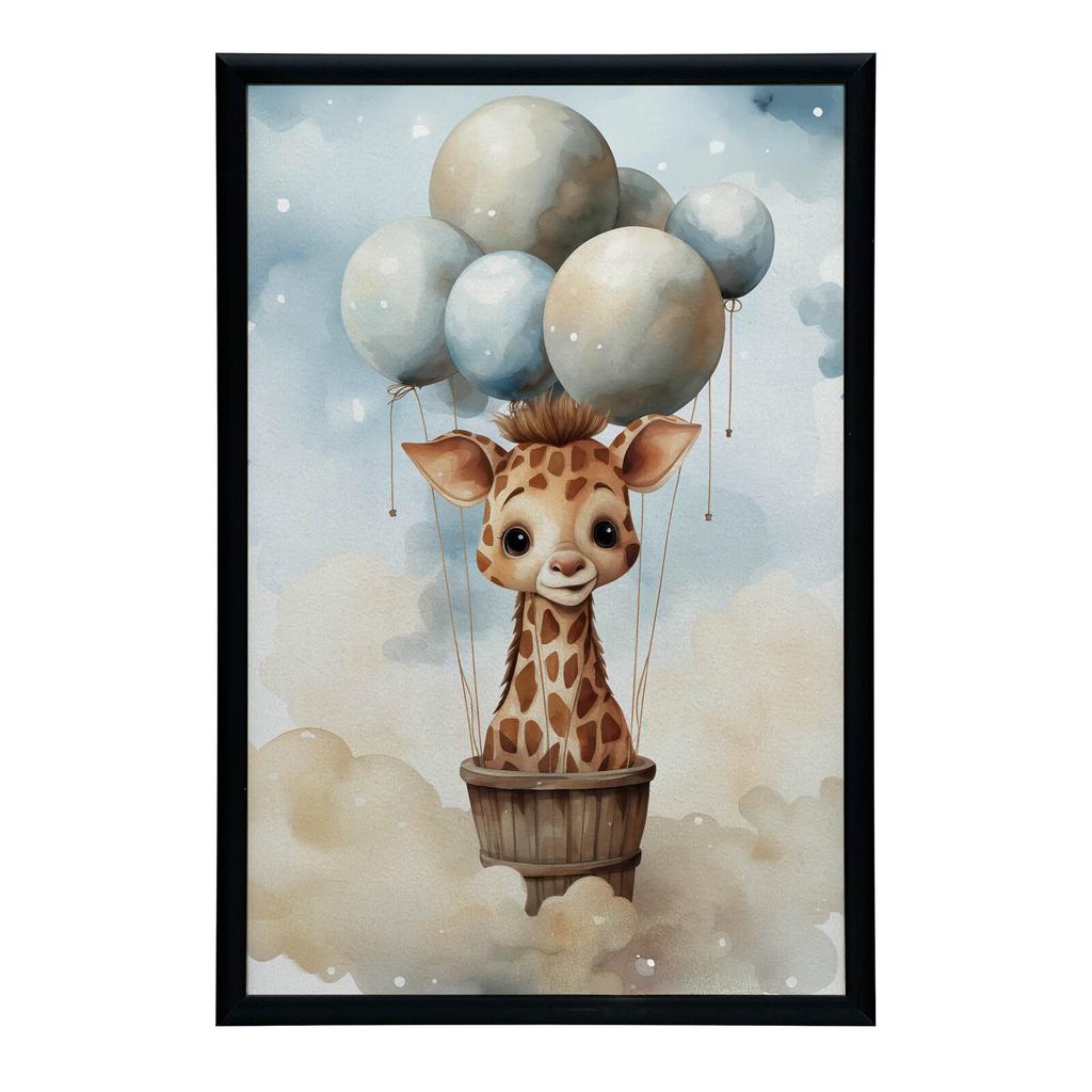 Balloon Dreamland Balloon Dreamland, 30X40 Cm, White Wooden Frame, 230 Gsm Matte Paper