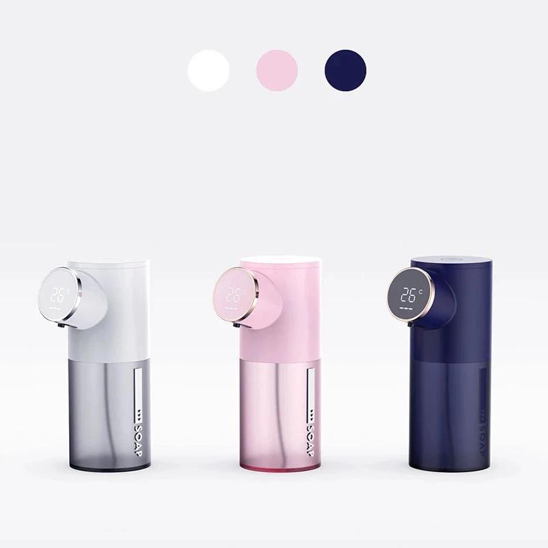Dispenser Sapone Schiuma Detergente Automatico Ricaricabile USB 320ml Dispenser Sapone Liquido Display Digitale Igienizzante Mani Schiuma Machi