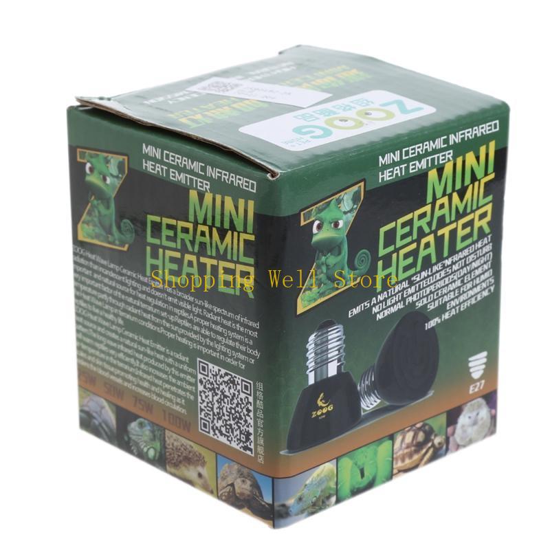 KX4B Reptiles Emitter Heat Bulb Pet Brooder Heater for Chick for Turtle S