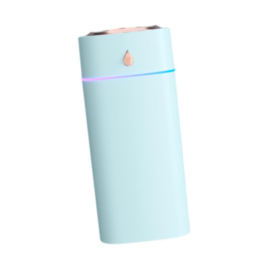 Desktop Humidifier with Atmosphere Light Quiet with 3 Outlet Air Humidifier Mini Portable for Bedroom Indoor Table Home Office