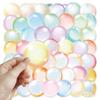 50Pcs/Set Watercolor Bubbles PET Stickers Waterproof DIY Fashion Doodle Decals Stickers