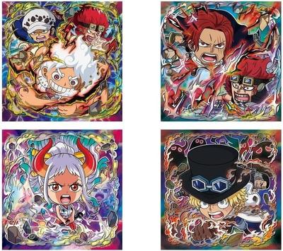 One Piece Pirate Seal Wafer LOG.13 Snack Box, 20-Piece Set