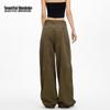 Beautiful Wardrobe Women's High-Waist Pure Cotton Loose Casual Pants