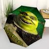 Custom Name Shrek Theme Automatic Umbrella, Lightweight & Portable, 8 Rib, Perfect for Outdoor Travel, Birthdays, Christmas, Gifts.