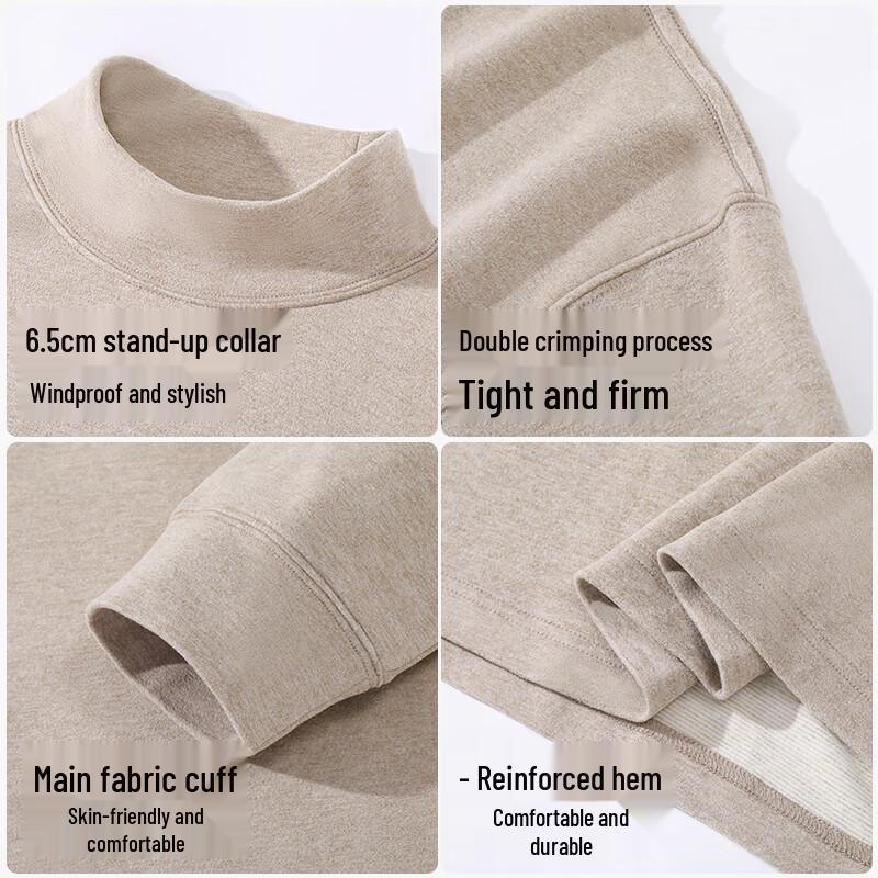 Hodo Herren Hautfreundliches Thermo-Langarmshirt aus Wolle und Seide