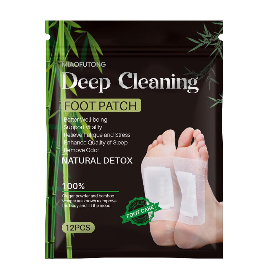 

Полынь Бамбуковый Уголь Пластыри для Ног - Снотворное и Массаж, 12 штук