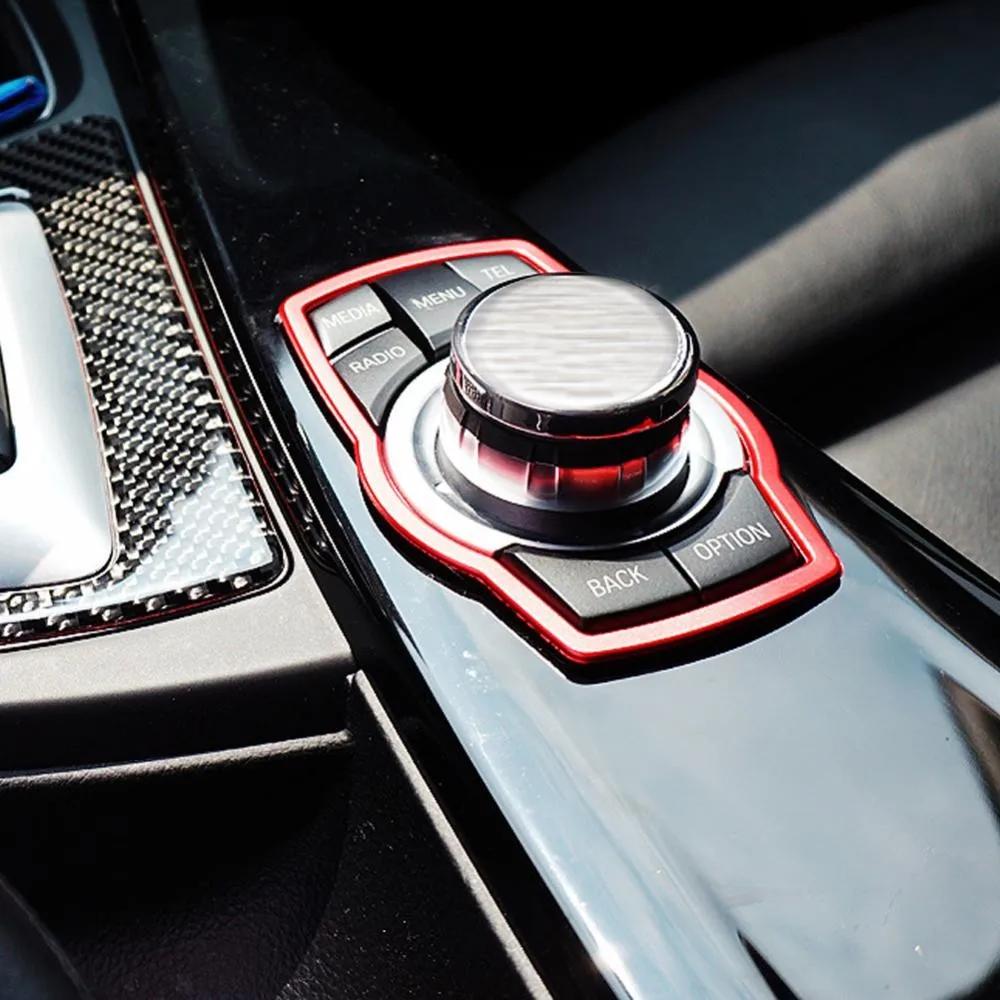 Car Multimedia Buttons Cover Molding Trim Car Accessories Interior for BMW 1 3 4 5 7 Series X1 X3 X4 X5 X6 E81 E87 F30