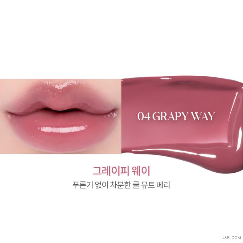 Rom&nd Glasing Color Gloss 4g (+Gratisgeschenk)