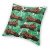 Bearskin Burt Reynolds Square Pillowcase Polyester Linen Velvet Printed Zip Decor Pillow Case Car Cushion Cover