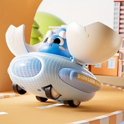 Inertial Toy Car of Dinosaurs T Rex Triceratops Collision UFO Car Toys Transformable Two Person Battle Halloween Thanksgiving Christmas Birthday Gift