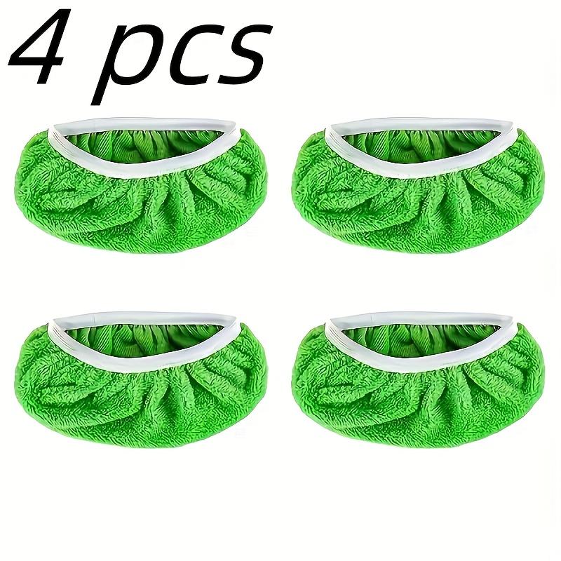 2/4 Hochwertige Wiederverwendbare Mopp-Ersatzpads: Waschbar, Langlebig, Doppelt verwendbar für Nass- und Trockenreinigung mit Überlegener Saugfähigkeit