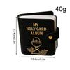 Holy Card Holder with 20 Sleeves Portable Carrying Case Booklet Holy Card Holder Book Organizer Case for Church Personal Prayer