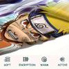 Naruto Characters pattern Flannel Blanket, High quality Comfortable for All Seasons, Home Decor, Warmth and Comfort, Perfect for Gifts.