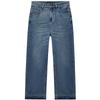 EICHITOO Women's Washed Wide-Leg Jeans