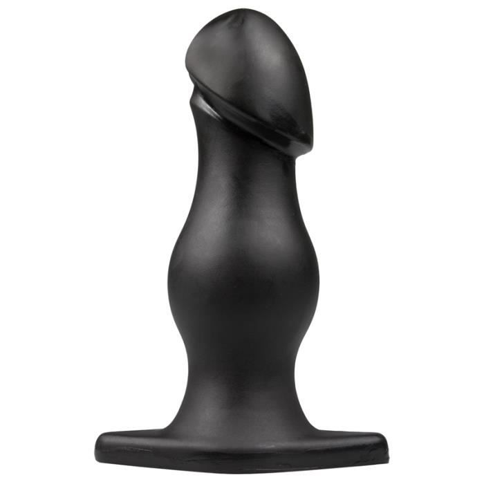 Plug anal - Titanmen - The Rumpy - Noir - Matériau ferme et flexible - Pour adultes