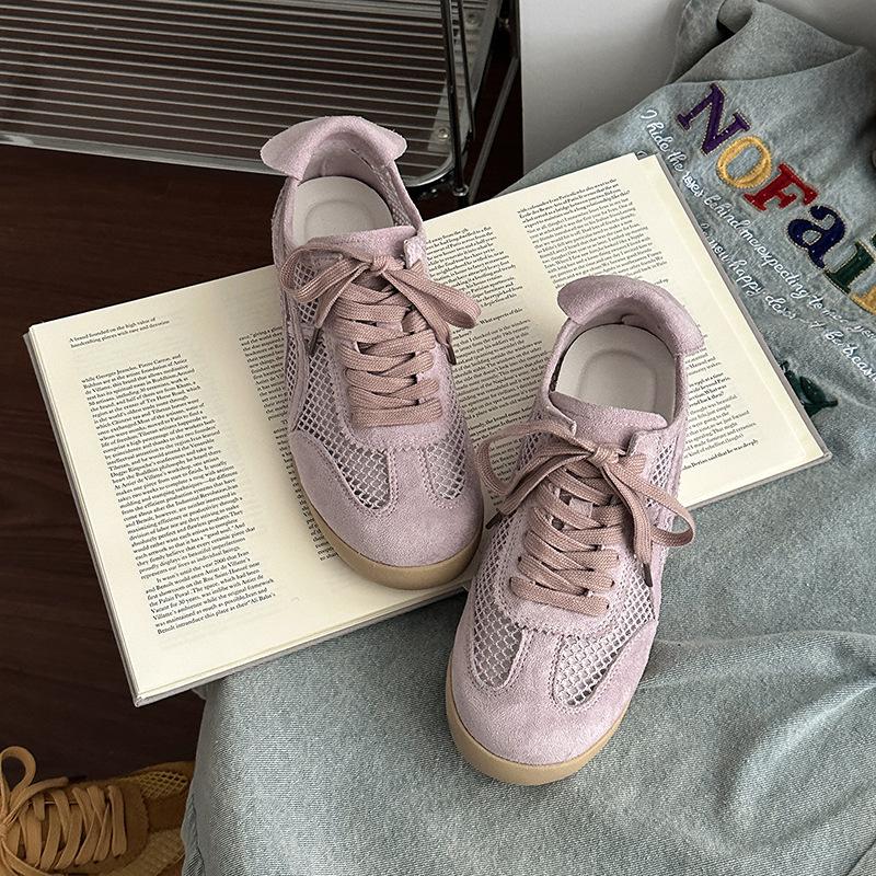 Fashion Breathable Mesh Muffin Thick Baseplate Shoes Women's 2025 New Summer Versatile Wear Comfortable Sports and Leisure Shoes