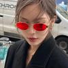 Ovals Metal Frame Sunglasses Unisex Sunglasses Cats Eye Shape Sunglasses for Men and Women