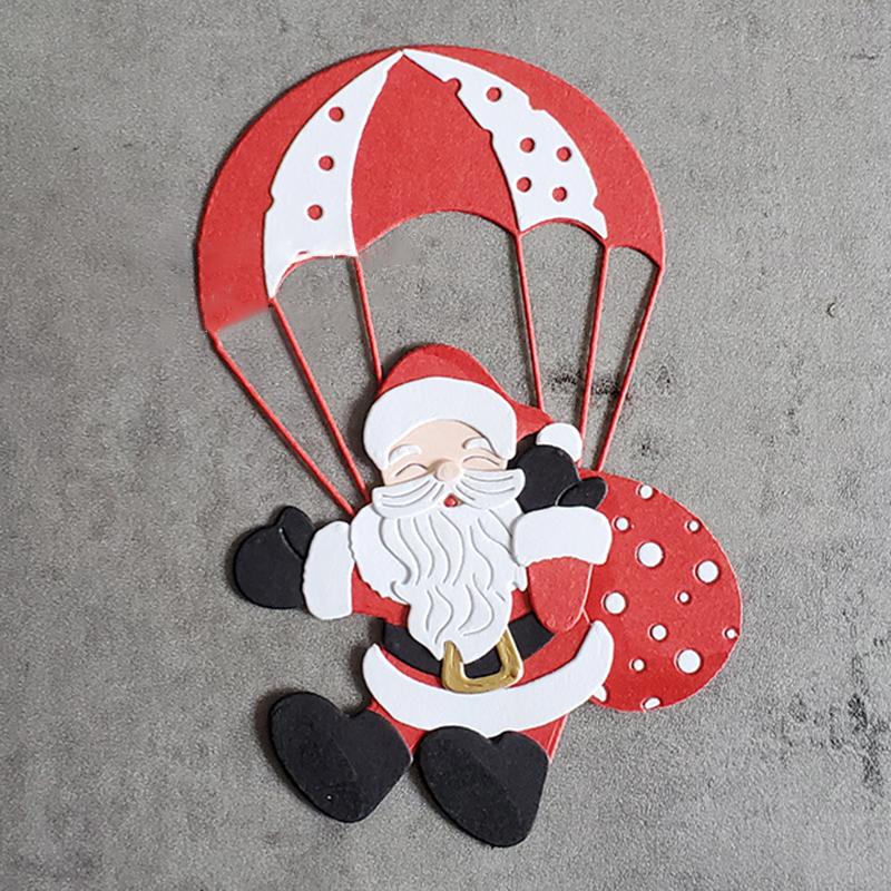 

PDTO Санта-Клаус рождественские подарки металлические штампы трафареты для скрапбукинга карты ремесло