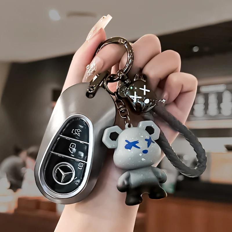Car Remote Key Case Cover Shell For Mercedes Benz C S Class W206 W223 S350 C260 C300 S400 S450 S500 Maybach Protector Keyless FF2