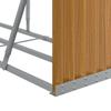 Vidaxl Holzständer, Hellbraun, 234X45X100 Cm, Verzinkter Stahl