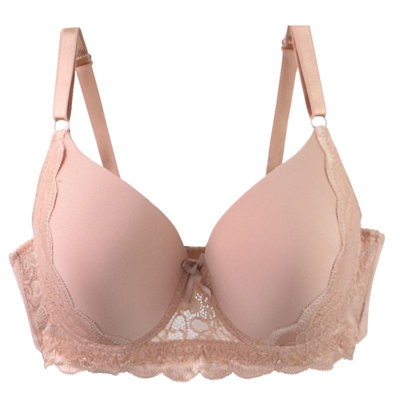 Stilvoller Push-Up-BH in Übergröße mit Bügel für volle Brüste Sexy Unterstützend