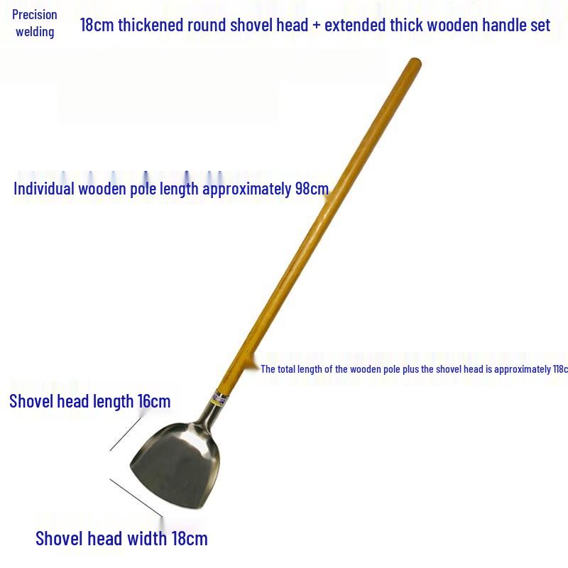 

MOLUONA Stainless Steel Cooking Spatula with Wooden Handle