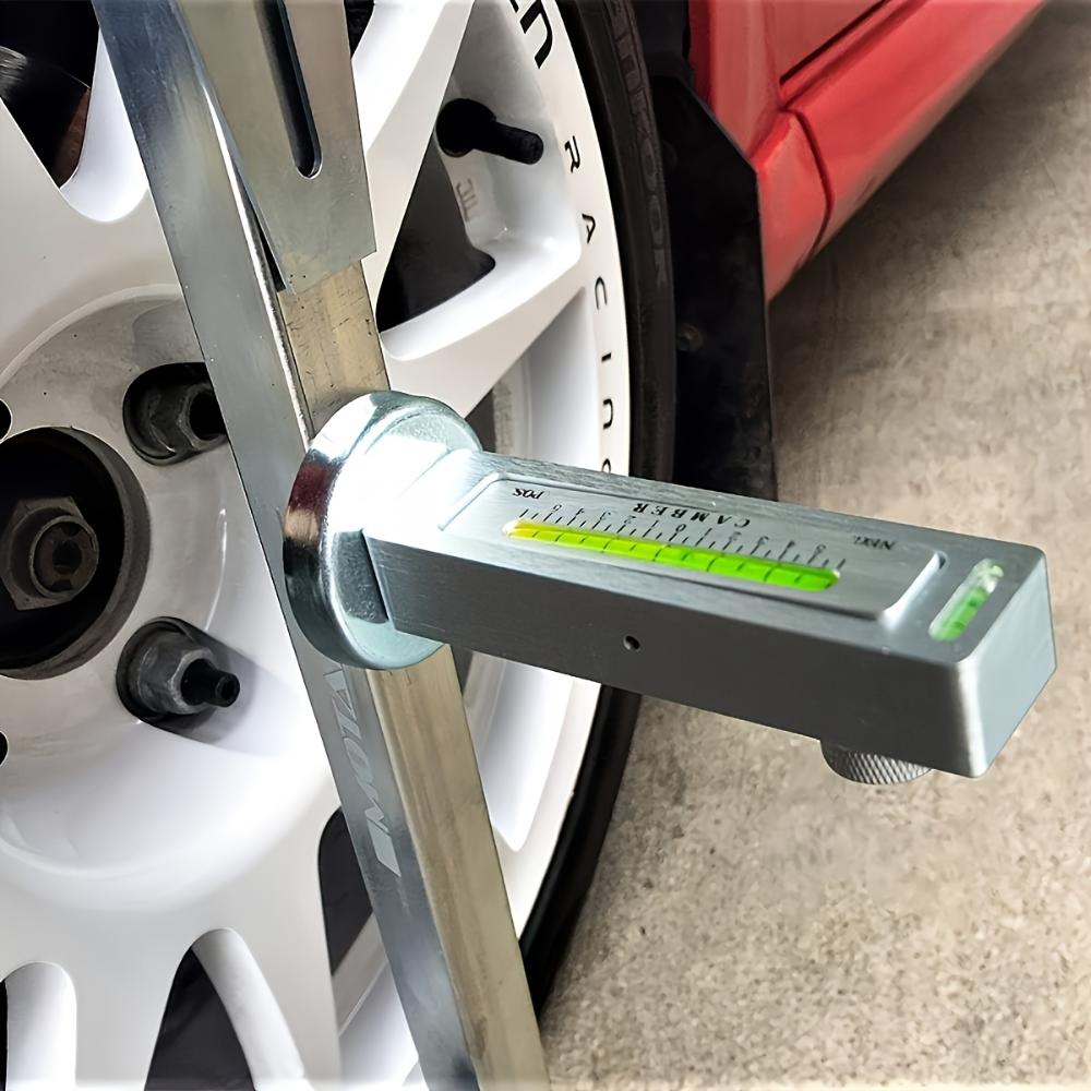 Inclinometro Magnetico per Allineamento Ruote, Strumento di Livellamento, Regola Inclinazione Caster Convergenza, Adatto per Auto, Camion e Camper