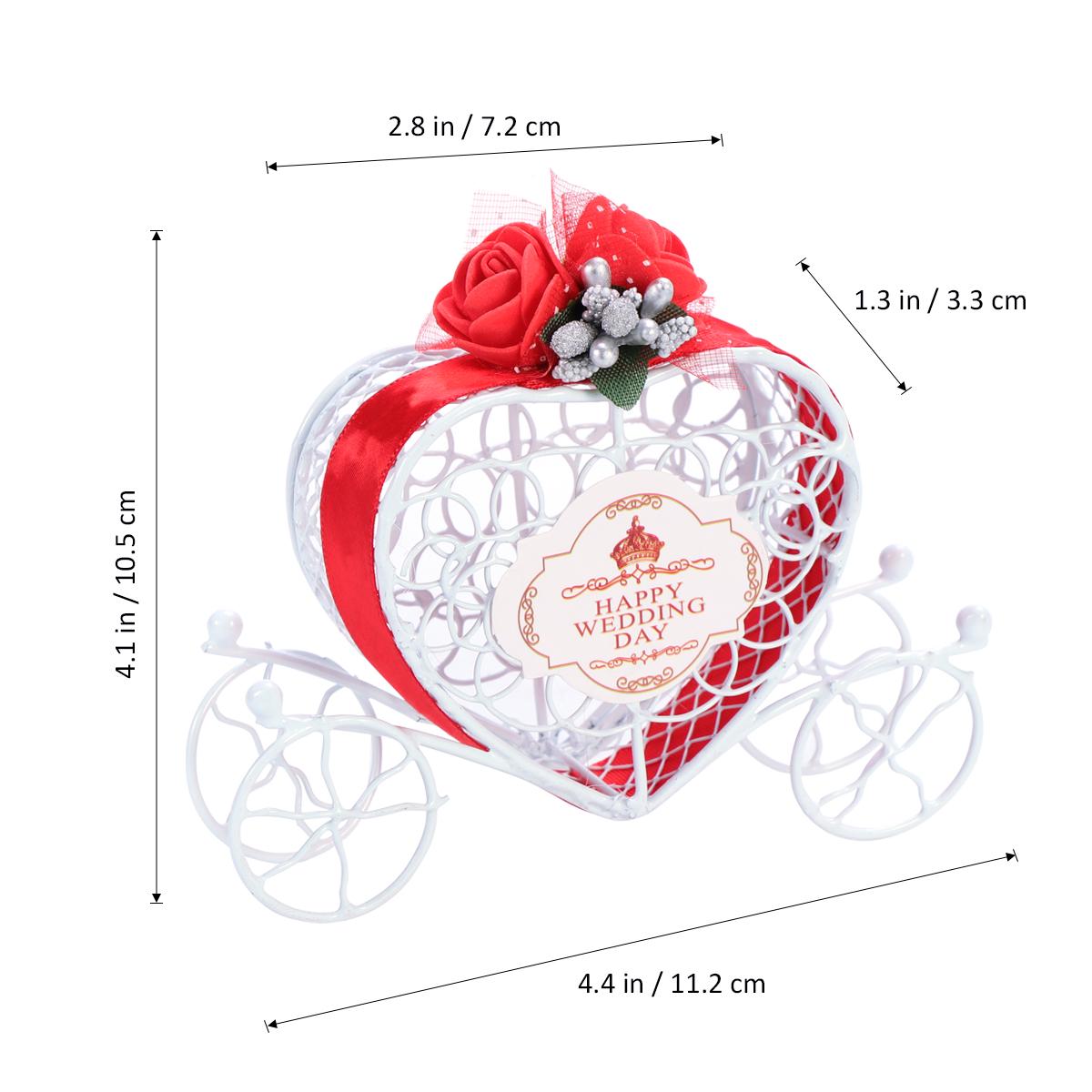 

5Pcs Candies Box for Wedding Premium Chocolate Gift Box Creative Design Decorative Candy Holder for Party Favors other красный