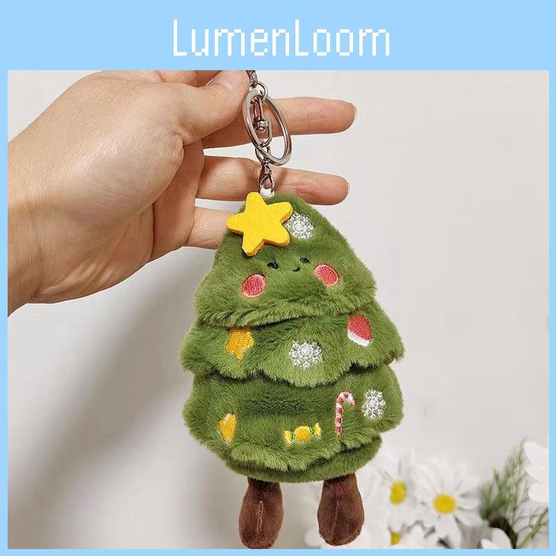 Cozy Ins Christmas Tree Plush Keychain Accessory Great For Holiday Gifting And Decor